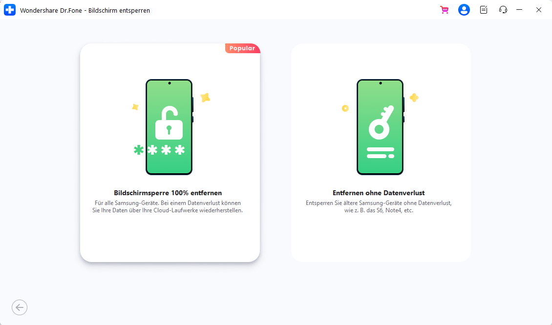 how to unlock samsung phone lock password with Dr.Fone
