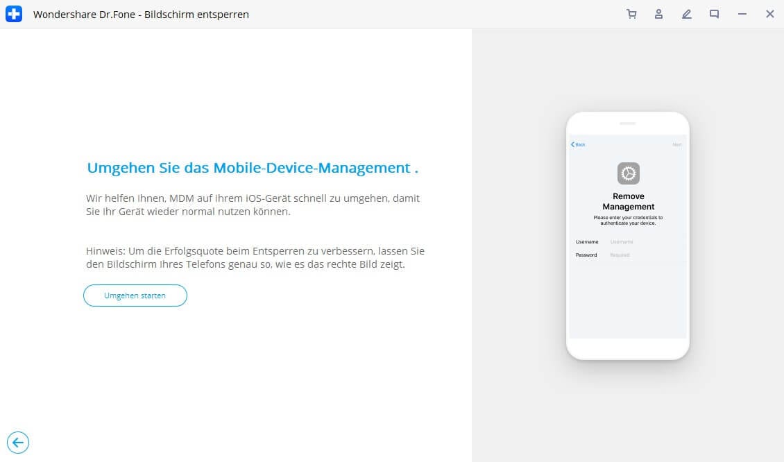 MDM iPhone entsperren 